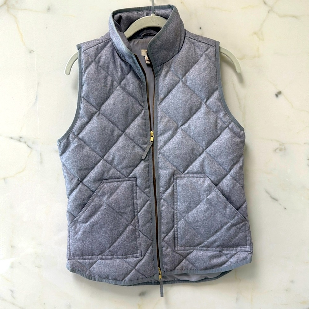 J. Crew XS Vest 100% polyester with 60% down fill
